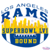 Detroit Rams Supper Bowl SVG, La Rams SVG, Los Angeles Rams Svg