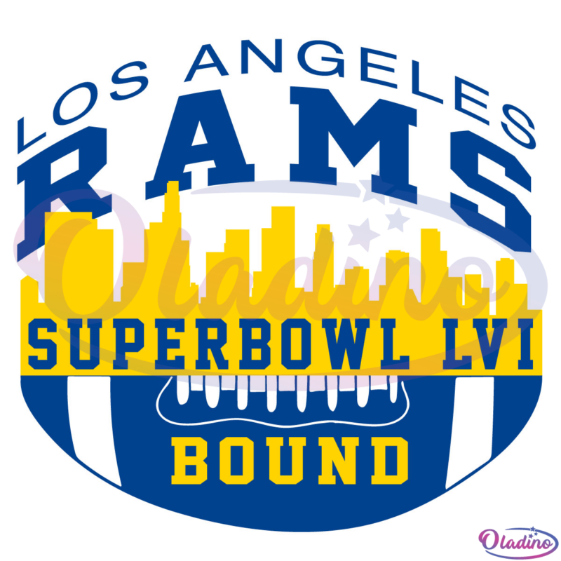 Detroit Rams Supper Bowl SVG