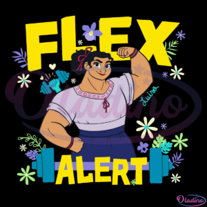 Disney Encanto Luisa Madrigal Flex Alert SVG Digital File