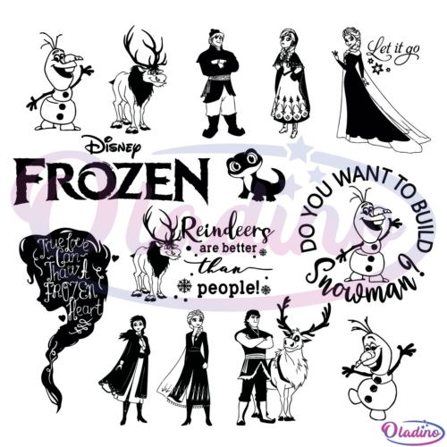 Disney Frozen 2 Bundle SVG Digital File