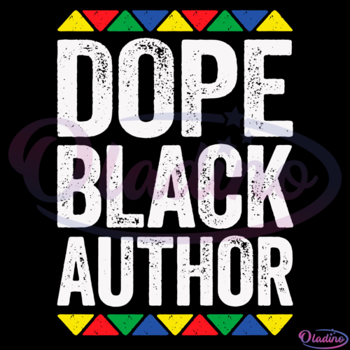 Dope Black Author SVG Digital File