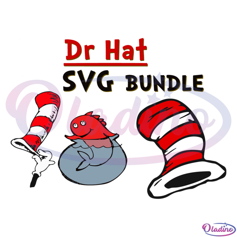 Dr Hat Bundle SVG Digital File, Dr Seuss Svg