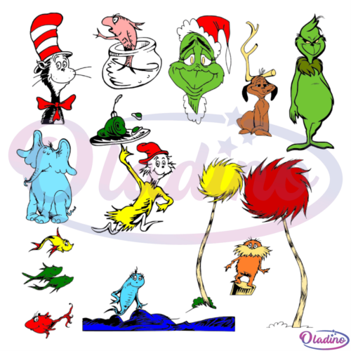 Dr Seuss Grinch Bundle SVG Digital File