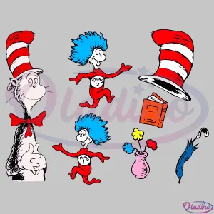 Dr Seuss Thing Bundle SVG Digital File