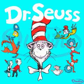 Bundle Cat In Hat SVG Dr Seuss Digital File, Dr Seuss Svg