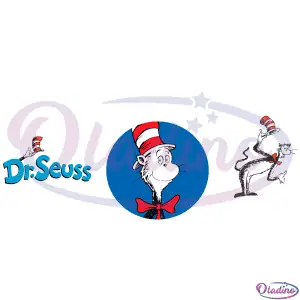 Cat In Hat Dr Seuss SVG Digital File