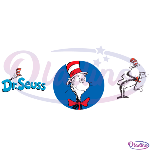 Cat In Hat Dr Seuss SVG Digital File