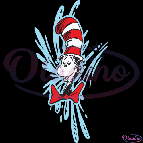 Dr Seuss Cat In The Hat SVG Digital File