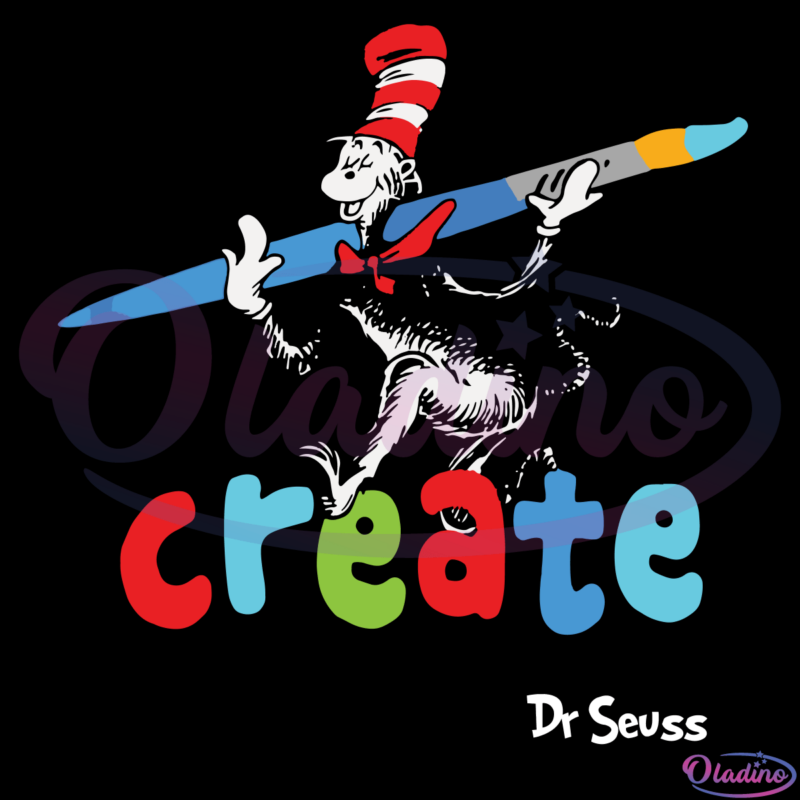 Dr Seuss Create SVG Digital File, Dr Seuss Svg