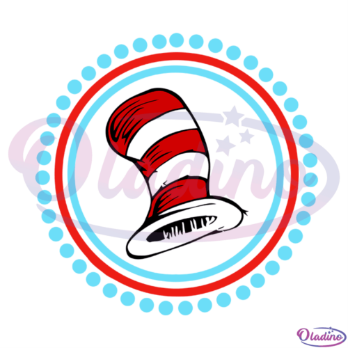 Dr Seuss Hat SVG Digital File