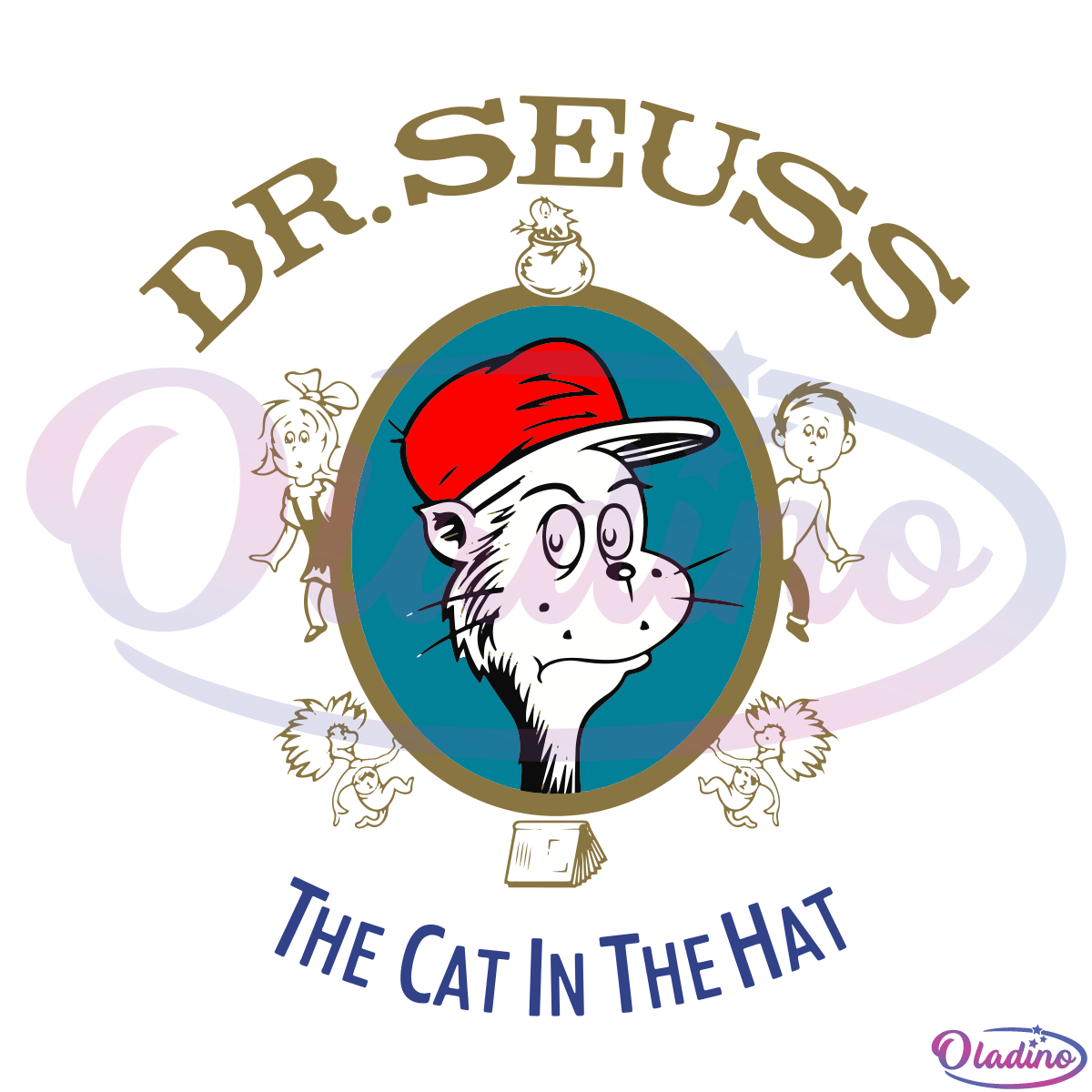 Dr Seuss In the Cat SVG Digital File, Dr Seuss Svg