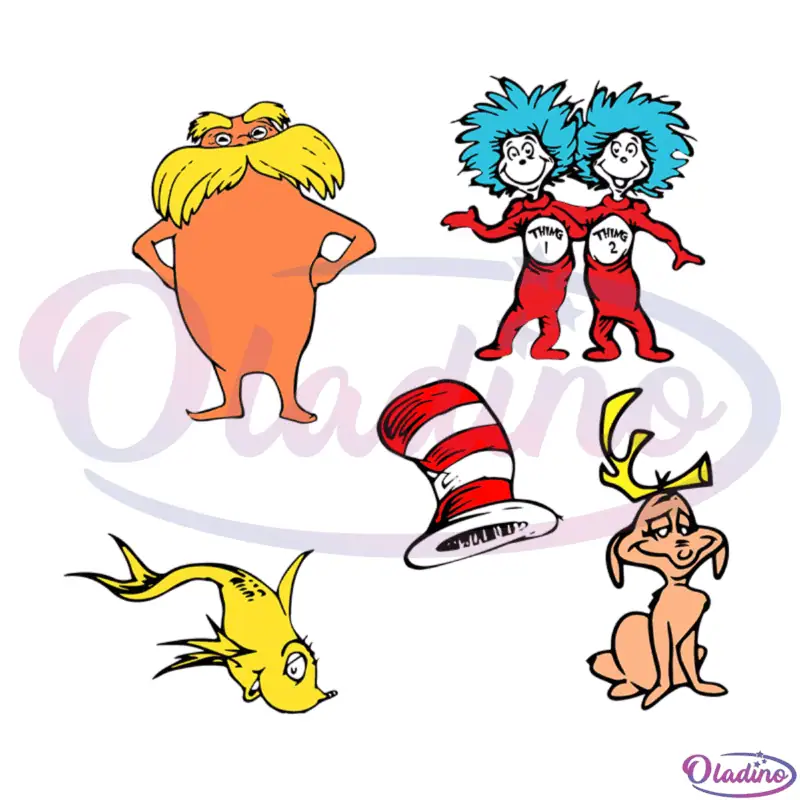 Dr Seuss Lorax Bundle SVG Digital File