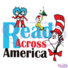 Dr Seuss Cat Read Across America SVG Digital File, Dr Seuss Svg
