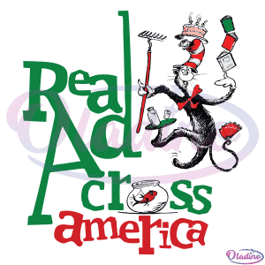 Dr Seuss Read Across America SVG Digital File