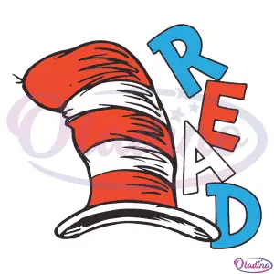 Dr Seuss Read SVG Digital File