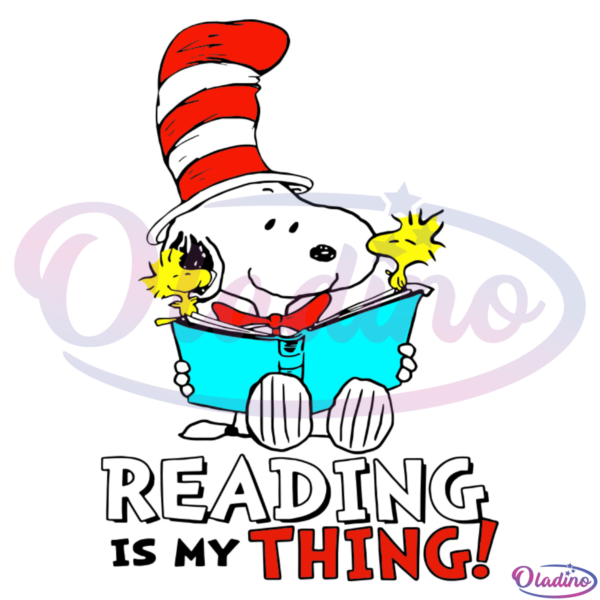Dr Seuss Reading Is My Thing SVG Digital File, Dr Seuss Svg