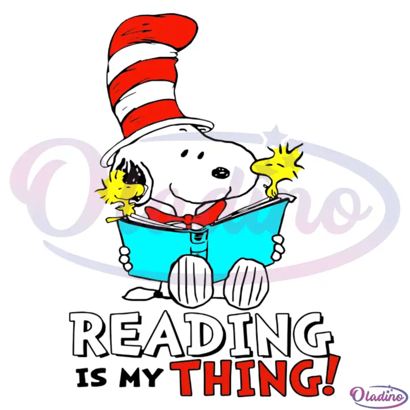 Dr Seuss Reading Is My Thing SVG Digital File