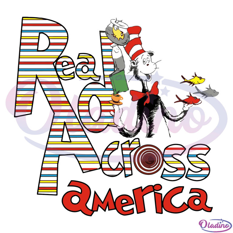 Dr Seuss For Teachers Read Across American SVG Digital File - Oladino