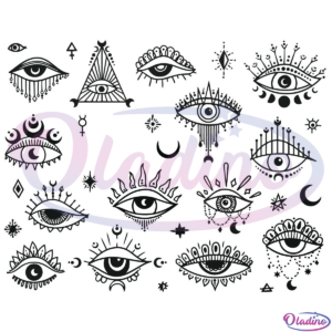 Evil Eye Bundle SVG Digital File