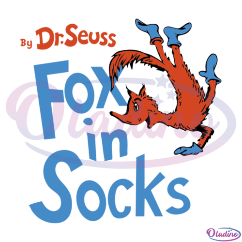 Fox in socks SVG Digital File