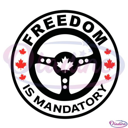 Freedom Is Mandatory SVG Digital File