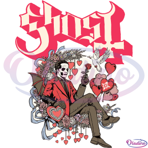 Ghost Papa Cupid Valentine's Day SVG Digital File, Valentine Svg