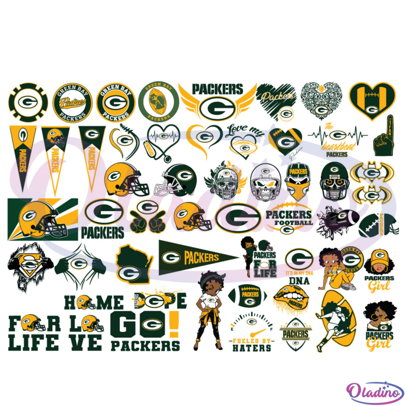 Green Bay Packers Bundle SVG Digital File