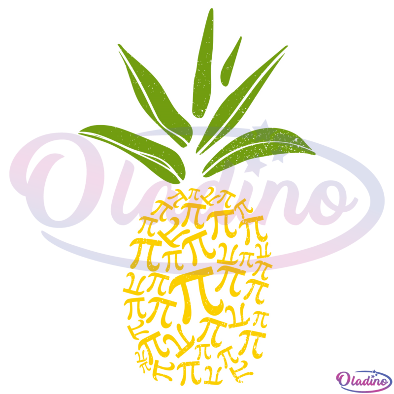Happy Pie Day Cute Pi Pineapple 3.14 SVG Digital File, 3.14 Science Svg