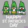 Happy St Patricks Day Gnomes SVG Digital File, Paddys Pattys SVG