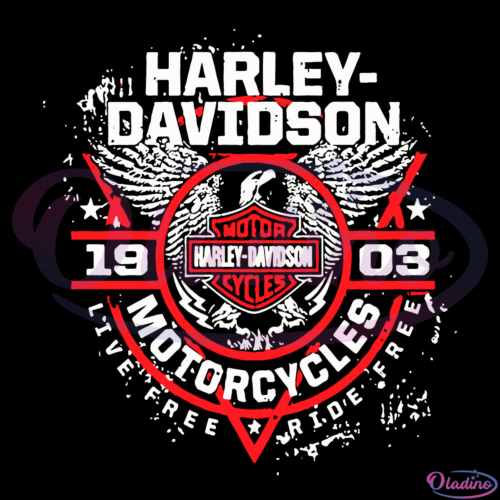 Harley Davidson Motorcycle SVG Digital File