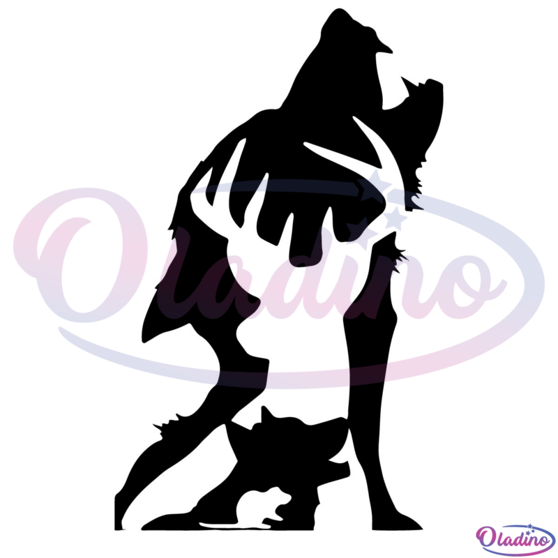 Harry Potter Shadows Deer Wolf Mouse SVG Digital File