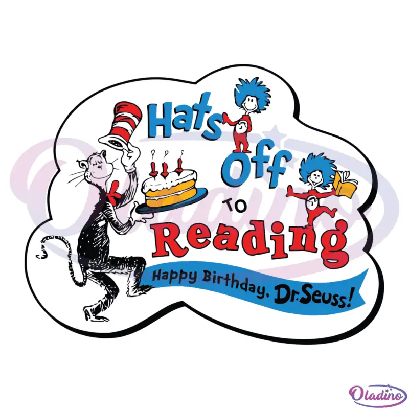 Hats Off To Reading SVG Digital File