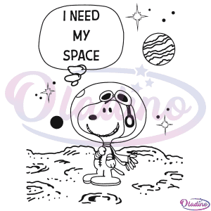 I need my Space Snoopy SVG Digital File