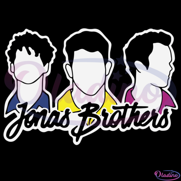 Jonas Brothers SVG Digital File, J.O.B.R.O.S svg, Music Svg