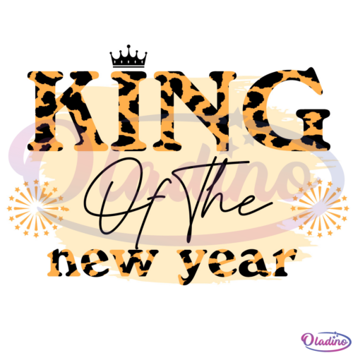 King of the New Year Sublimation Svg