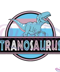 LGBT Tranosaurus T-Rex Dinosaur SVG Digital File, Dinosaur Svg