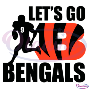 Lets Go Bengals SVG Digital File