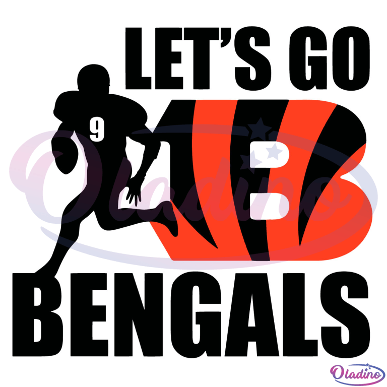 Lets Go Bengals Svg Digital File Cincinnati Bengals Svg 6423