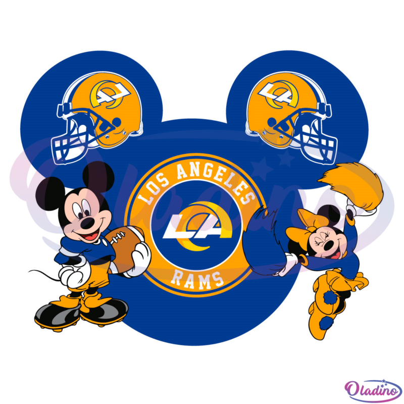 Los Angeles Rams Disney SVG Digital File