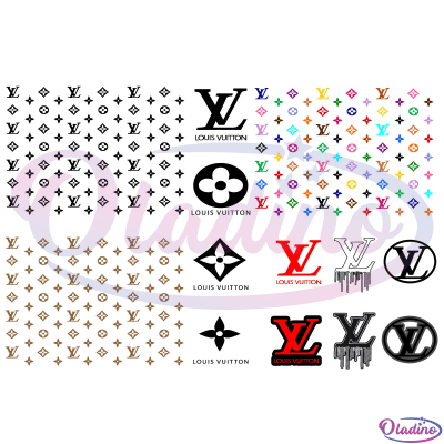 Louis Vuitton Bundle Digital File SVG, Louis Vuitton Svg, High Fashion Svg