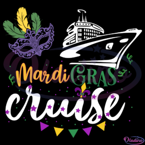 Mardi Gras Cruise Cruising Mask Cruise Ship SVG Digital File