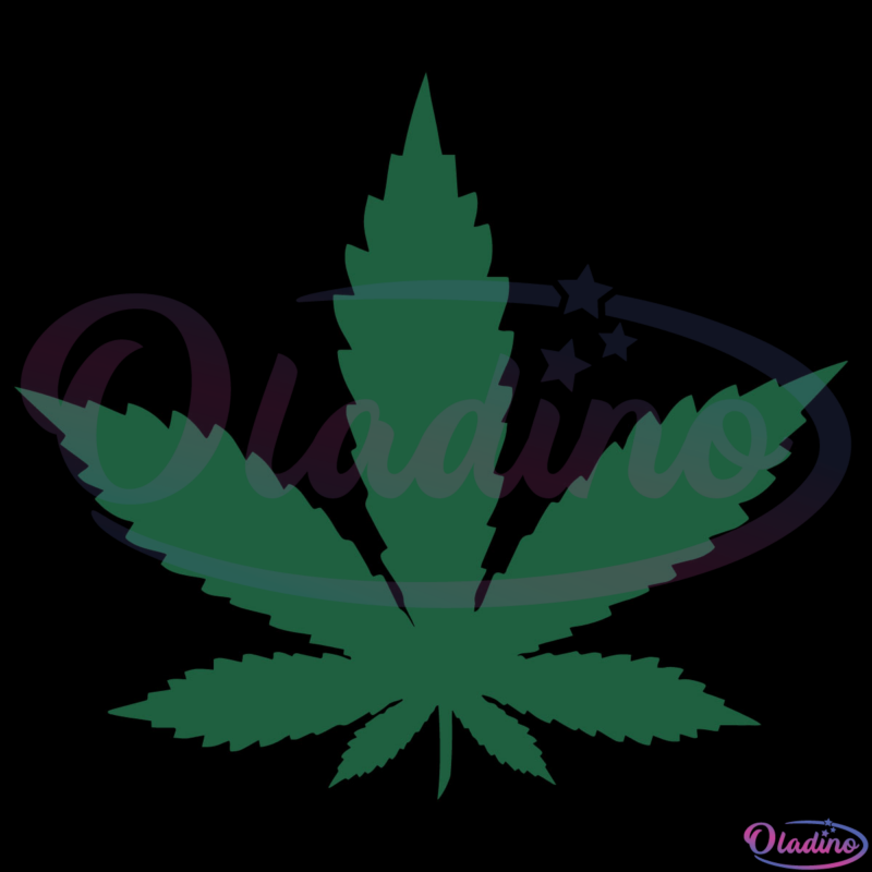 Marijuana SVG Digital File, Marijuana Leaf Svg, Cannabis Svg