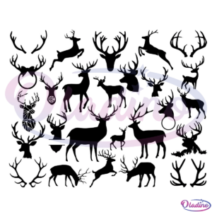 Mega Bundle Deer SVG Digital File