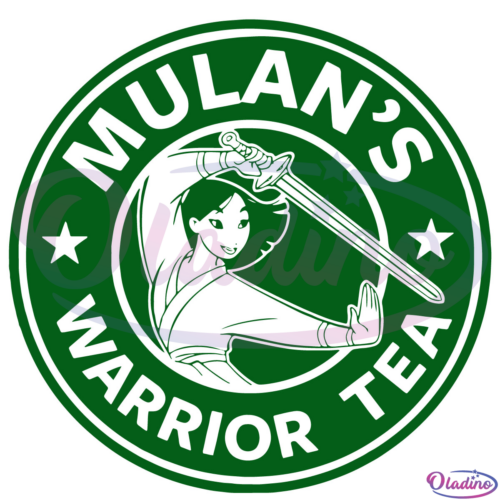 Mulan Starbucks Coffee SVG