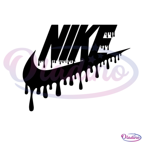 Nike Drip Logo SVG Digital File