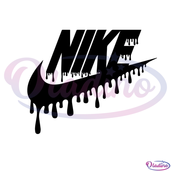 Nike Drip Logo SVG Digital File, Sport Logo svg