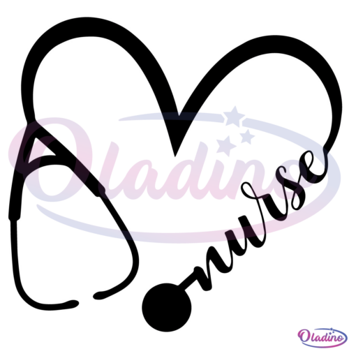 Nurse Heart SVG Digital File