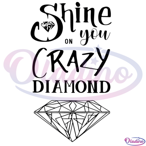 Pink Floyd Shine You On Crazy Diamond Digtal File SVG