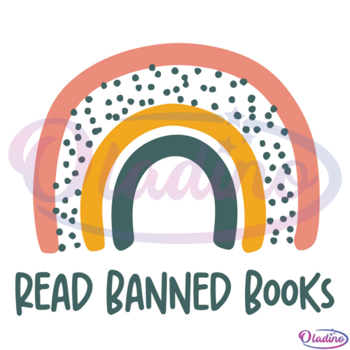 Read Banned Books SVG Digital File