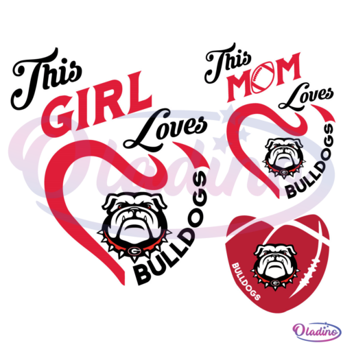 SVG Digital File Georgia Bulldogs Bundle SVG Digital File